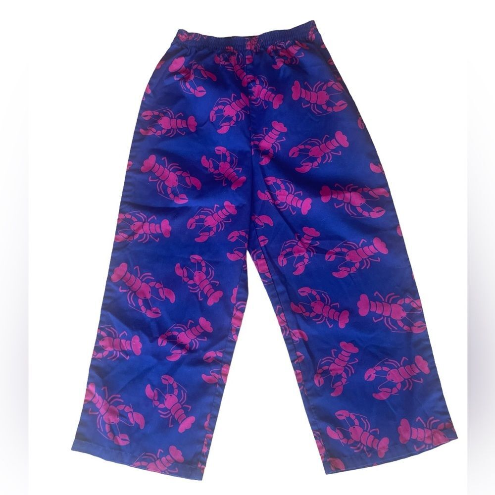 LL Bean Lobster Pajama Bottoms Kids Size 5 or 6